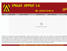 Tablet Screenshot of gruasserrat.com